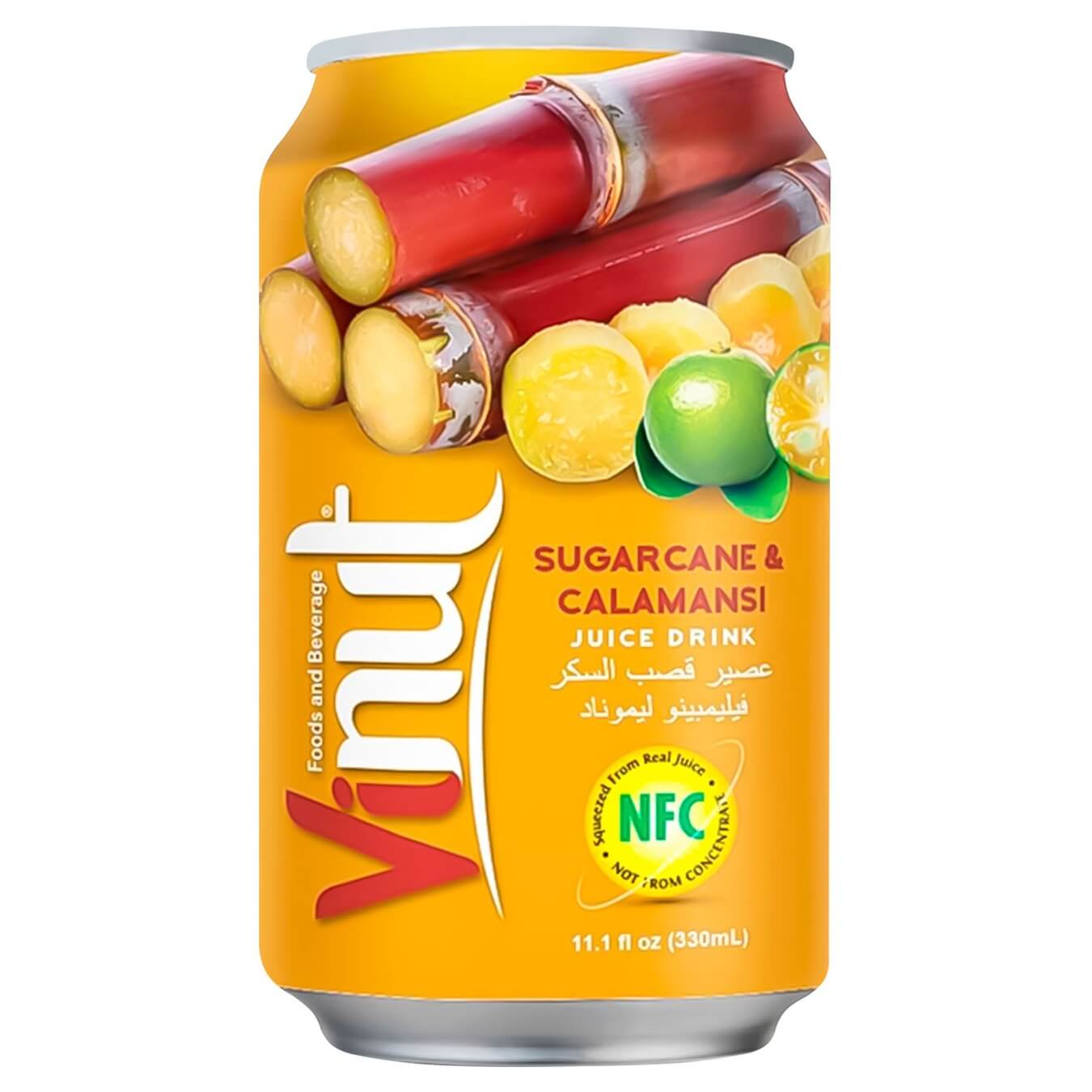 Vinut Sugarcane & Calamansi Juice 330Ml